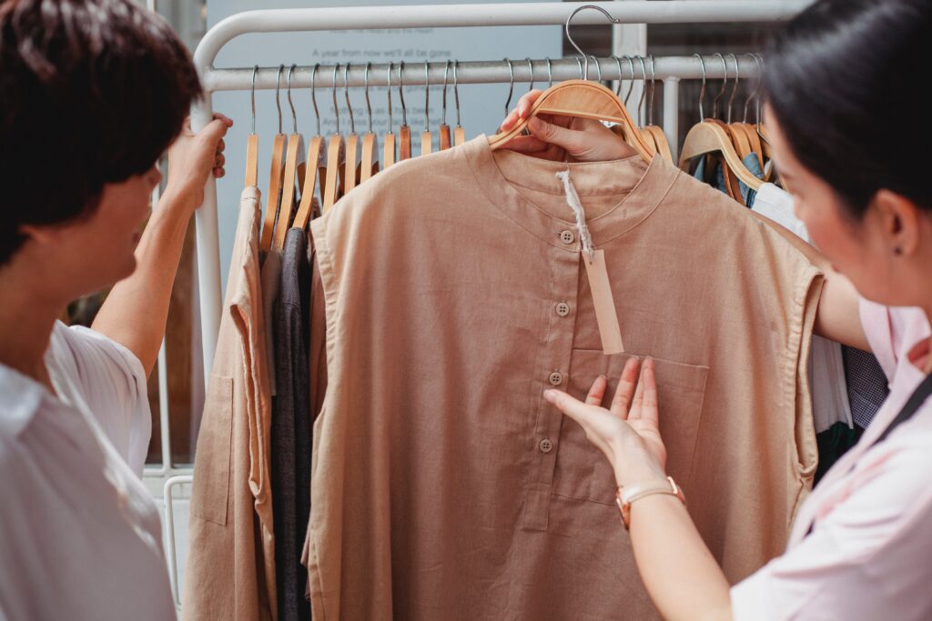 Fashion Forward: Effective Trademark Strategies for the Fashion Industry 1 ladies looking at clothes